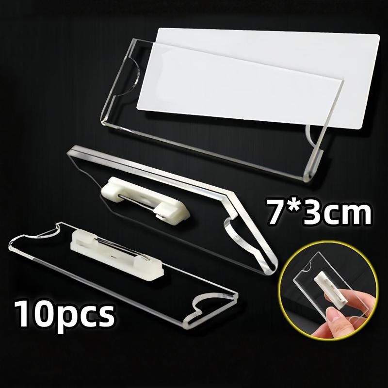 Clear Safety Pin Clip Brooch U - огляд і ціна Index Card Holder