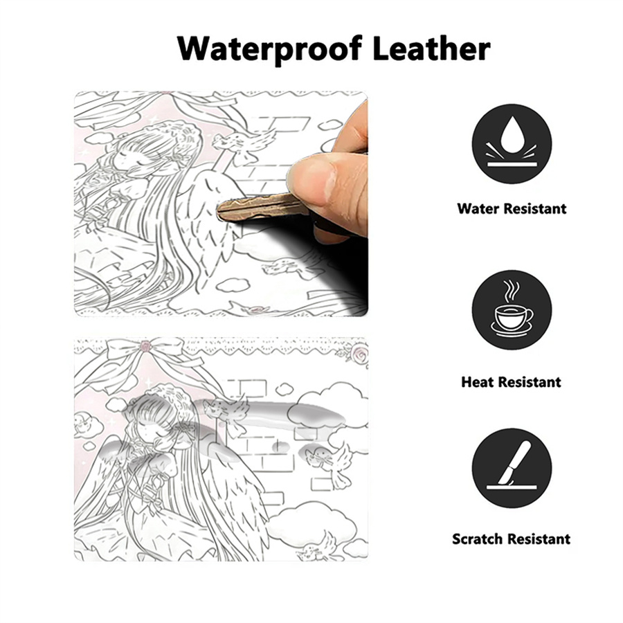 Leather Mouse Pad, Desk Carpet - огляд і ціна Leather Desk Pad