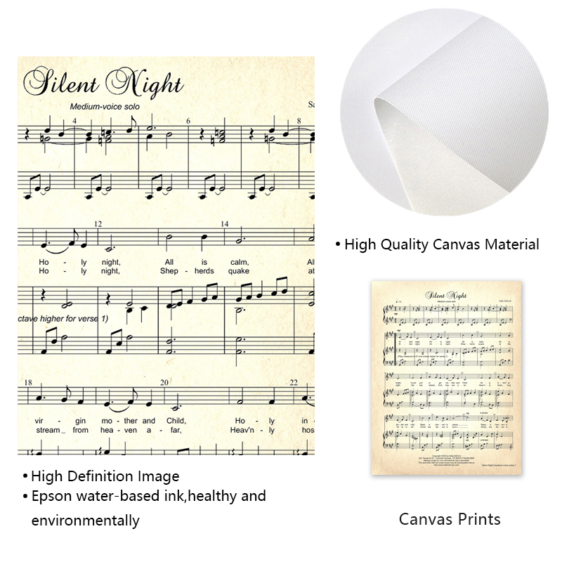 CHRISTMAS CAROLS Sheet Music P - огляд і ціна Ink Blotter Paper